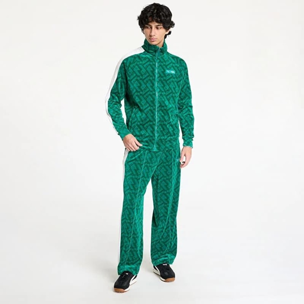 PUMA x Squid Game T7 Velour Tracksuit Mens XL Mint Tea Jacket Pants Set NWT